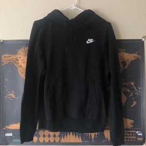 Nike black cowl neck hoodie sweatshirt